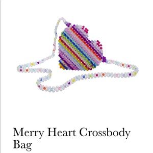 Famous! Fully Beaded Merry Crossbody bag!